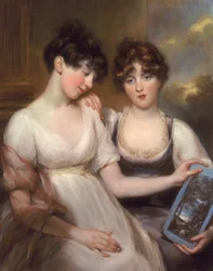 Porträt von Anne und Maria Russell, 1804